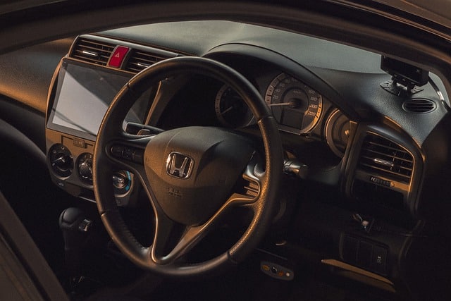 Honda dashboard - steering wheel
