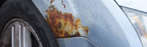 rust on car body paint